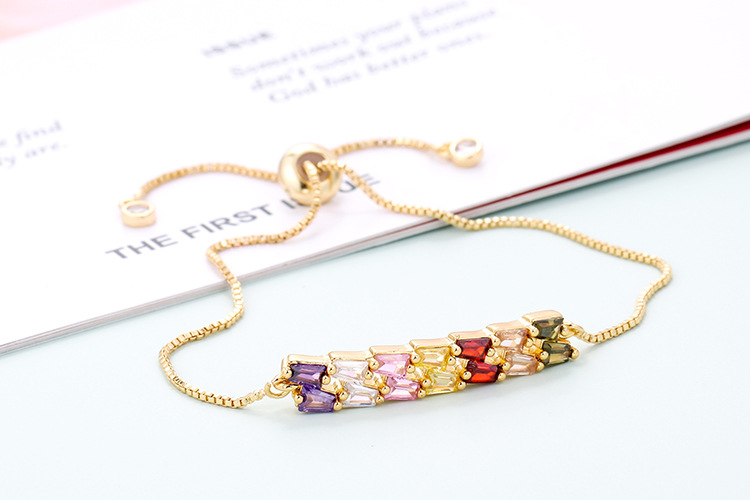 fashion personality seven-color rainbow bracelet