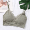 Supporting bra top, tube top, wireless bra, lace top with cups, underwear, 2023, beautiful back, V-neckline