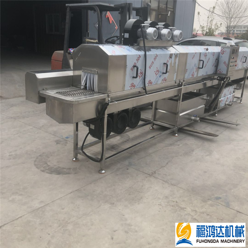 鳗鱼罐头瓶清洗机 玻璃瓶清洗设备 福鸿达酸奶瓶清洗烘干线