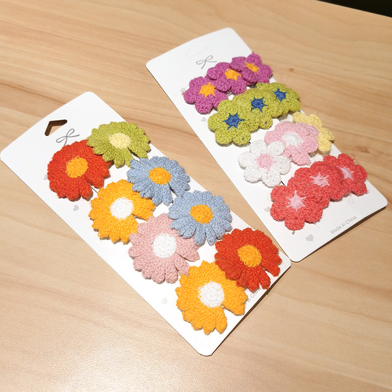Sweet Flower Hair Clip Cute Girl Side Clip Hairpin Back Side Of The Head Korean Clip Headdress display picture 2