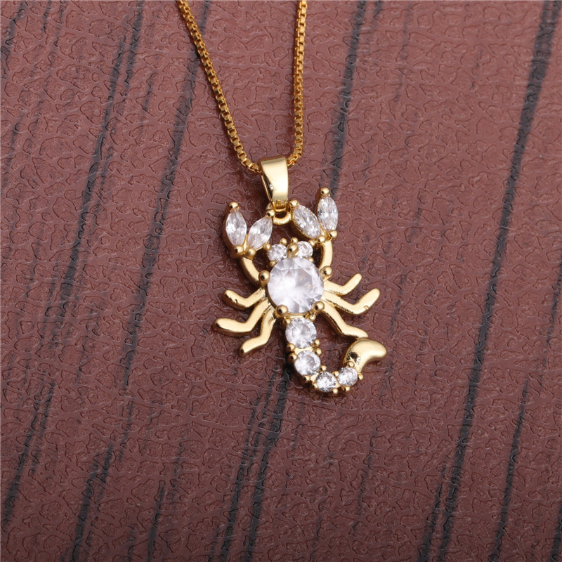 Micro-inlaid Zircon Pendant Crystal Necklace display picture 2