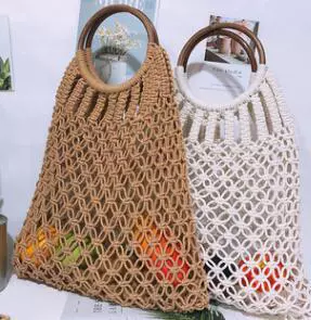 Brand beach mesh bag for leisure