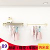 服装店展示架店铺货架女装服装店上墙金色双层壁挂童装店挂衣杆|ms