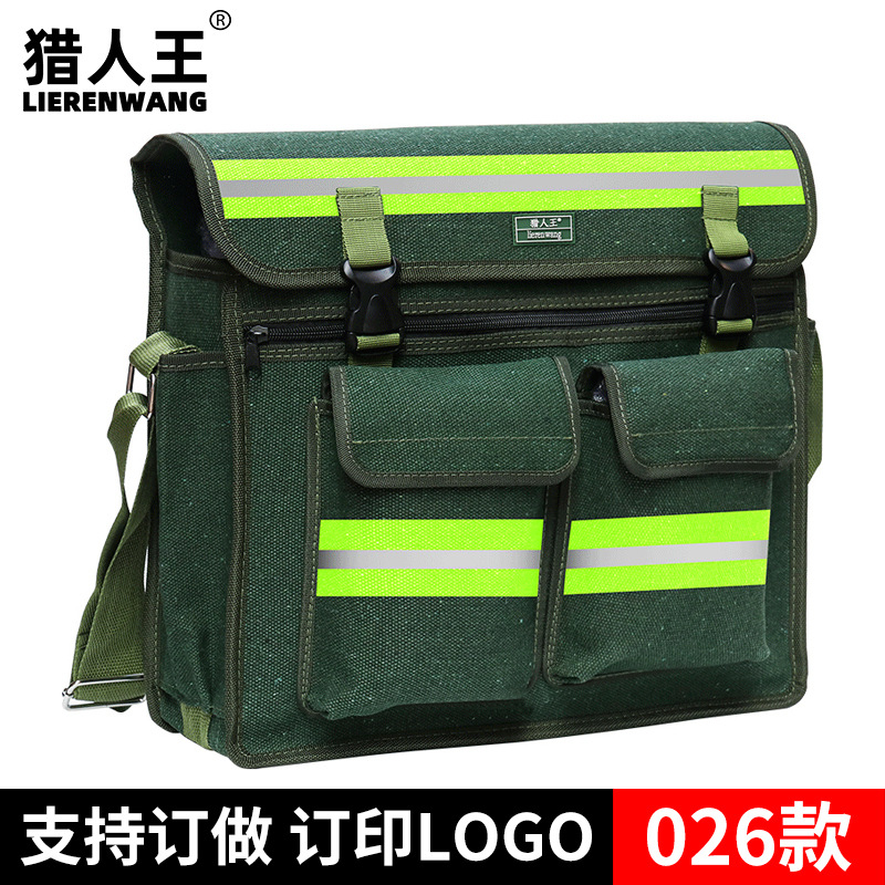026 canvas electrician tool kit canvas thickening Large multi-function repair wear-resisting Labor insurance Oxford bag Tool bag