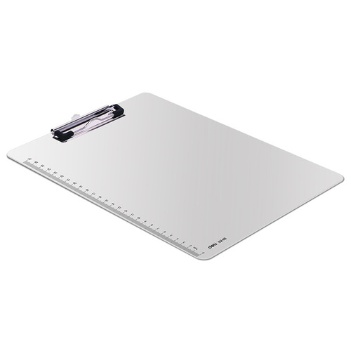 Deli 9248/9247 plastic clip A4 writing file clipboard pad two-color learning writing office stationery
