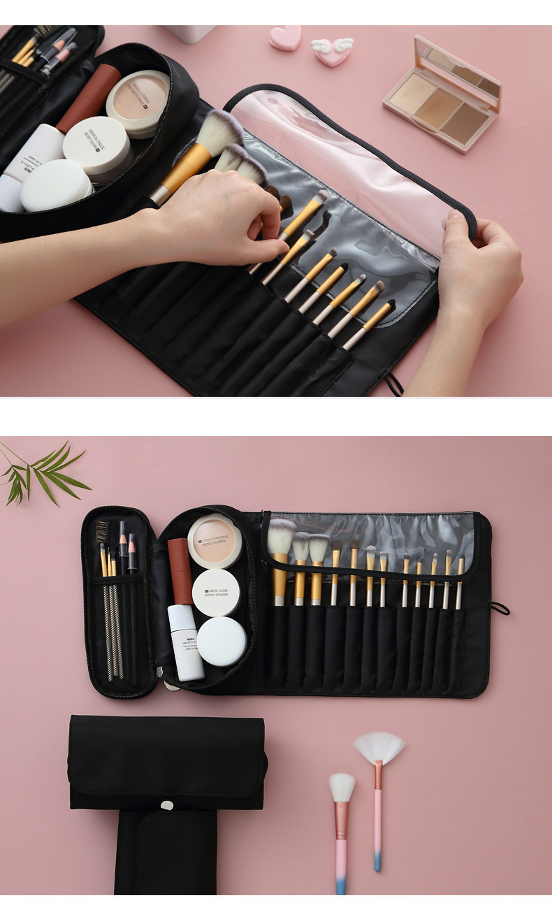 Simple Portable Eyebrow Pencil Solid Color Makeup Bag Wholesale Nihaojewelry display picture 3