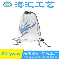 ПВХ Пакет Карман Прозрачная Сумка Drawstring Марафон Триатлон Событие Сумка Прозрачный Пакет Рюкзак
