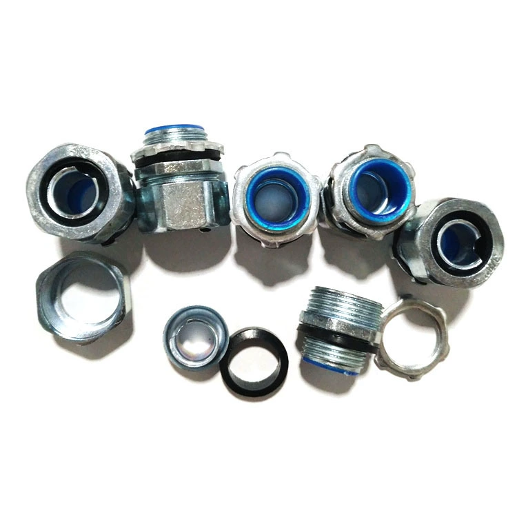 Source manufacturer wholesale DPJ end connector, threading pipe ferrule connector, inner and outer wire metal hose connector