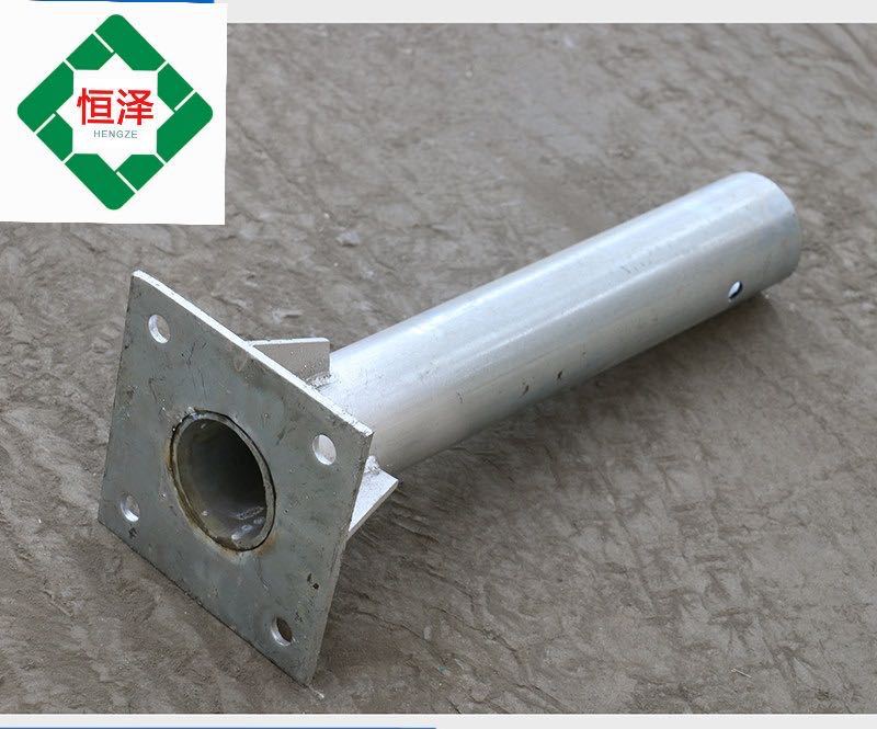 厂家 热镀锌喷塑法兰盘立柱 波形护栏 高速护栏板立柱