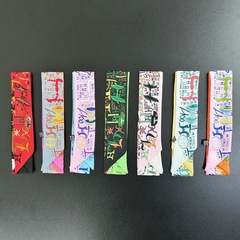 H家新款春早綁包包手柄絲巾裝飾圍巾包帶女士小領巾仿真絲小絲巾