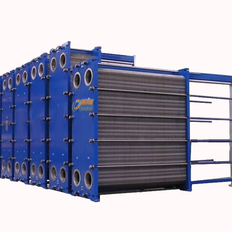 食用油加热冷却换热器机组江苏脂肪酸冷却可拆板式换热器设备