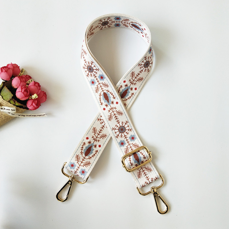 Women'S Gender Fashion Style All Seasons Polyester Flower Sling Strap