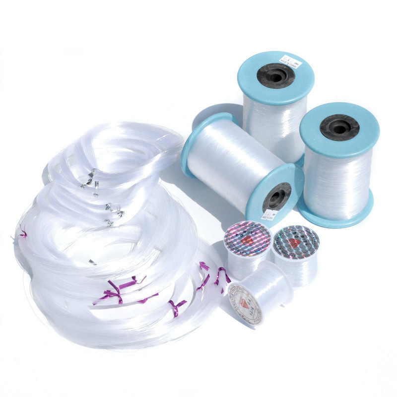 Beaded fishing line diy crystal transparent non-elastic hand-worn bead line Pearl woven bag material accessories