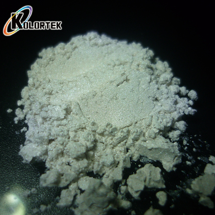 厂家光辉银白珠光粉颜料珍珠光泽云母粉mica powders颜料