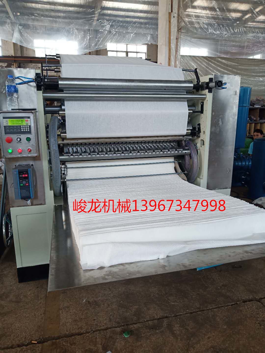 1一次性洁面巾机器设备 干湿两用棉柔巾机器厂家 洗脸巾机器