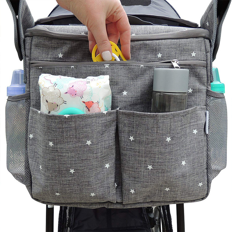 New creative multifunctional stroller Mommy bag storage hanging bag foreign trade large capacity mother backpack storage bag