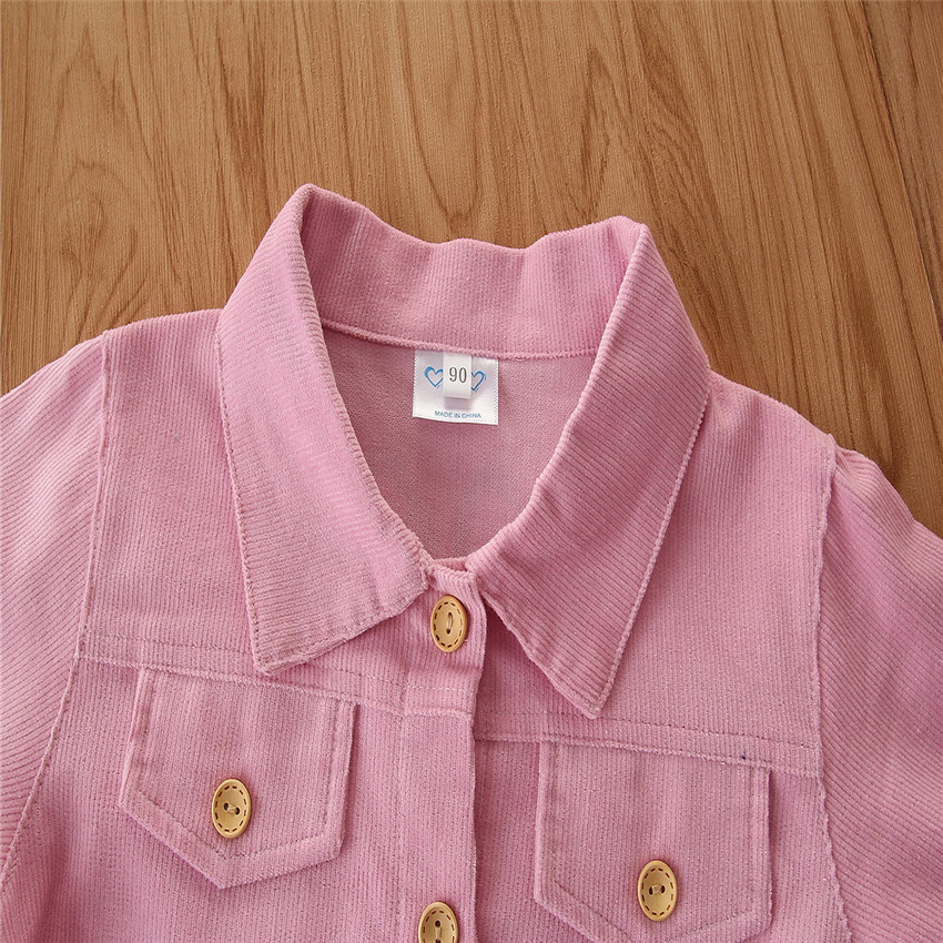 SAMGAMI BABY Wear Forårs- og Efterårsjakke til Piger, Koreansk Mode, Alsidig Børnefrakke med Bogstaver, Print_voghion.com