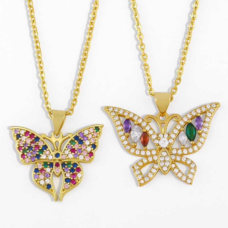 Fashion Butterfly Necklace display picture 2