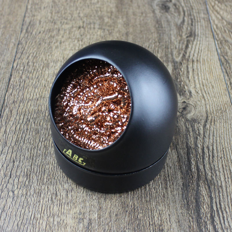 电烙铁头洁嘴器 除锡铜丝球吸锡网球 家用工厂维修焊接配件工具