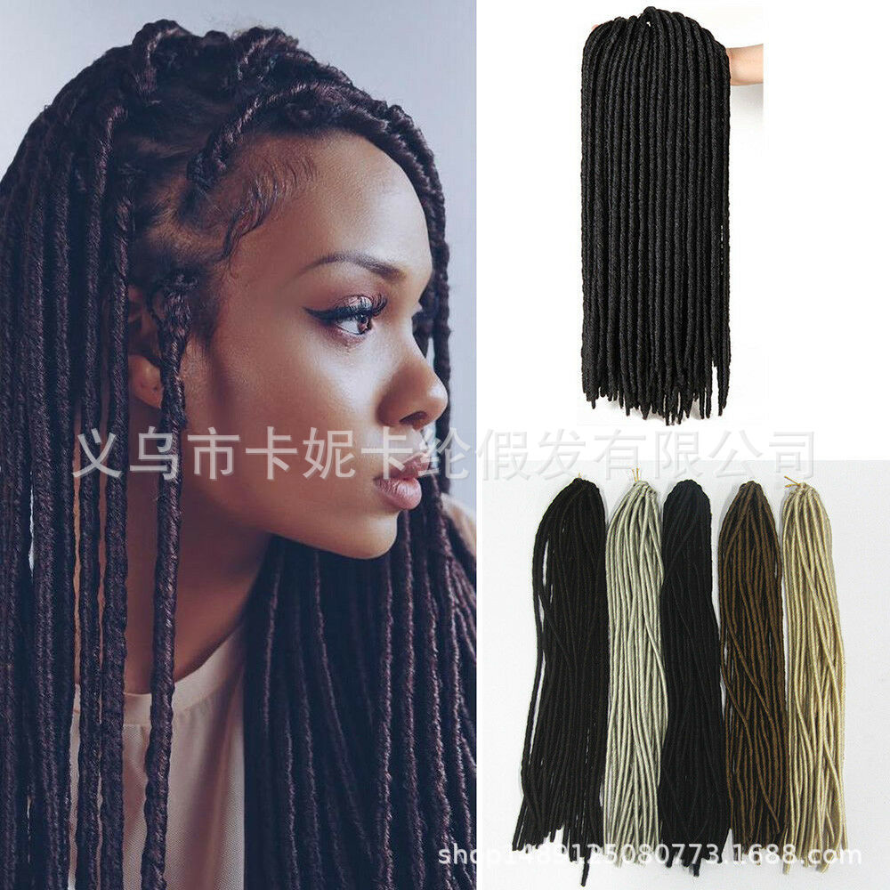 Trenza de brazo africana, trenza de dos hebras, trenza de fibra química de color