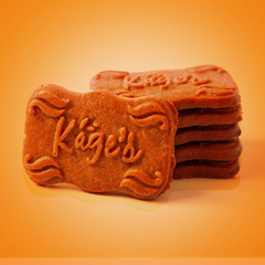 比利時風味焦糖餅乾358g/盒網紅小零食五黑焦糖脆餅乾一件代發