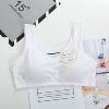 Cotton breast pads, T-shirt, comfortable breathable underwear, shockproof tank top