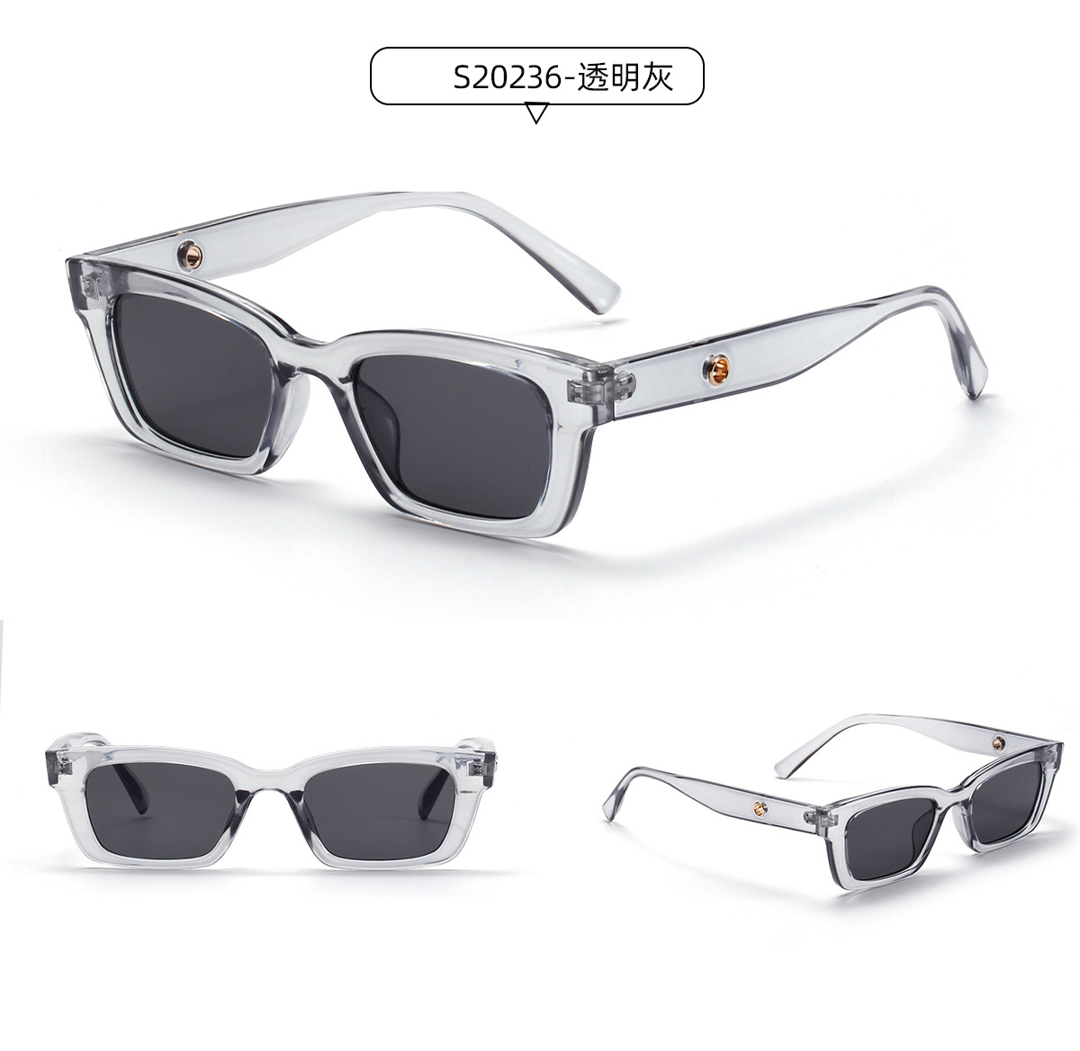 Popular New Small Frame Glasses Retro Sunglasses Uv Protection Sunglasses Wholesale Nihaojewelry display picture 6