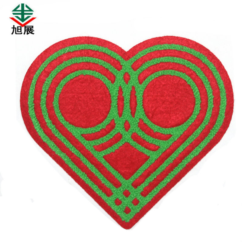 东莞厂家承接布贴 毛巾绣 爱心勾冷绣 刺绣补丁 英文字母毛巾绣