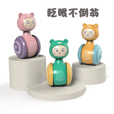 Cross border toy Night market Stall up Wink Glide Tumbler Bell wholesale baby gift toy
