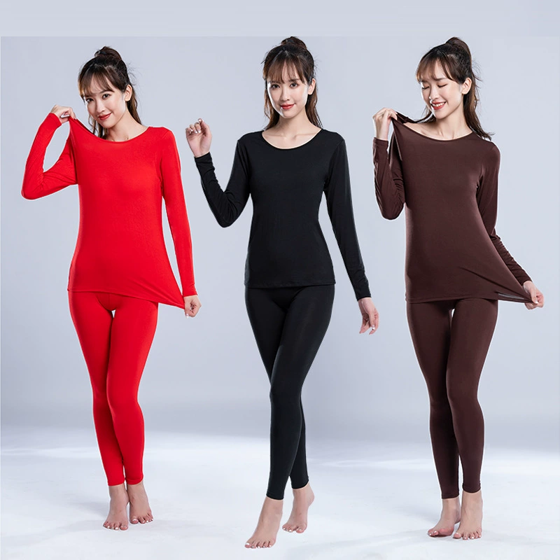 Женская тонкая осенняя одежда и брюки из модала, женское нижнее белье, брюки с нитками и нитками, термобелье, женский костюм, Термочехол