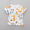 Summer children's cartoon T-shirt, set suitable for men and women, shorts, wholesale