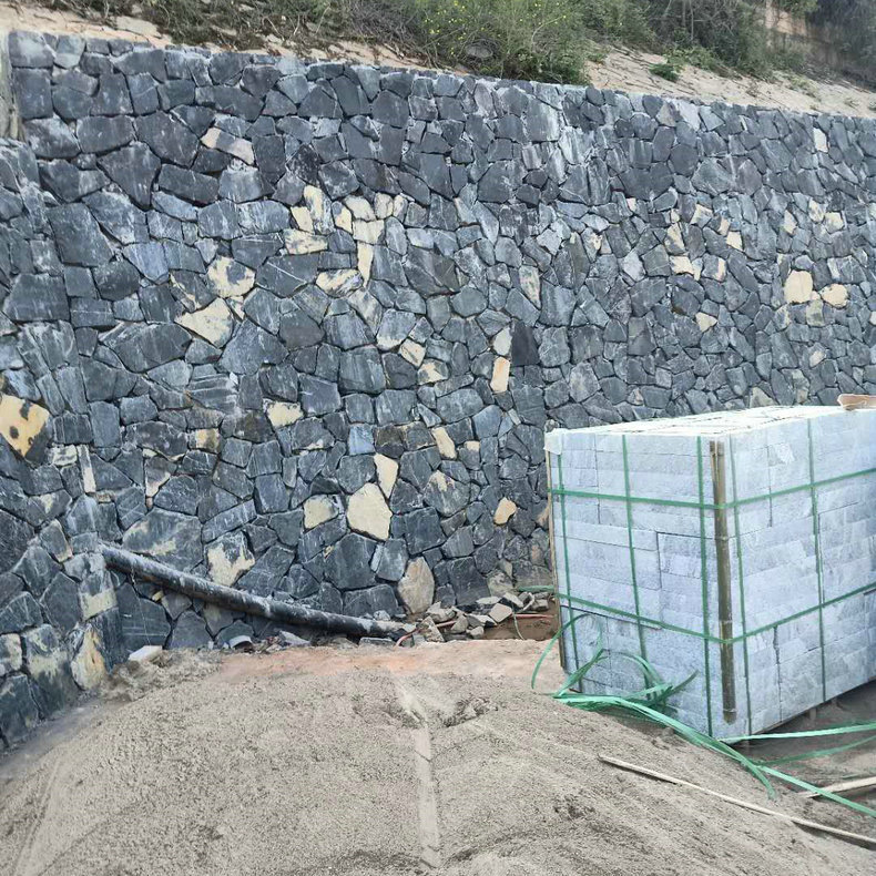 贴墙片石,片石景墙,片石挡墙(第5页)_大山谷图库