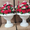 Plastic flowerpot, big decorations, 35 cm, wholesale