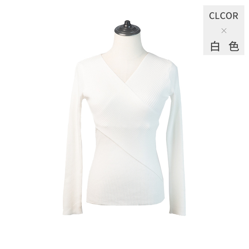 Cuello cruzado suéter de Baile de Otoño e invierno de las mujeres adultas de manga larga ropa de ballet ropa de abrigo práctica exterior ropa caliente superior