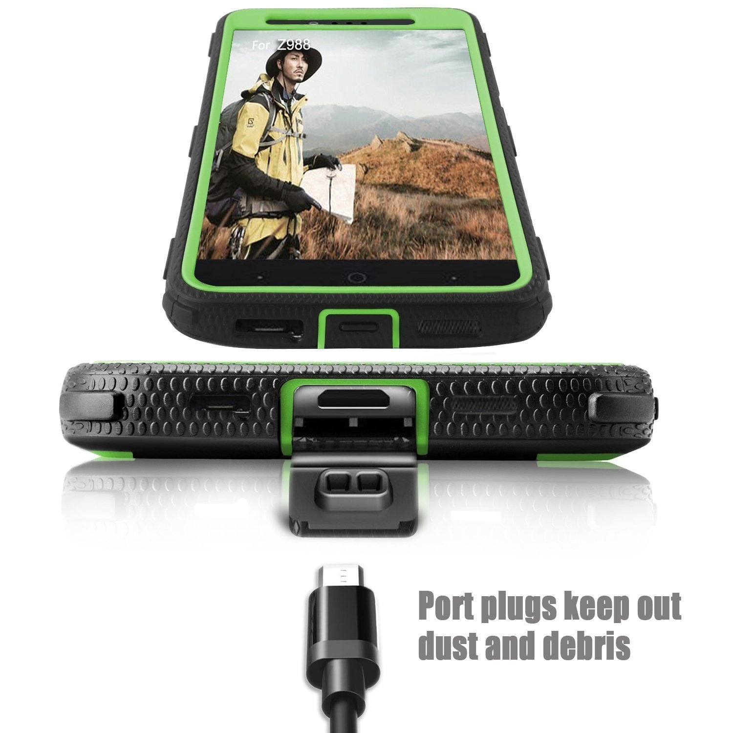 Three proof shell armor suitable for Samsung A6 A51 phone case A01 A71 A50 three in one_voghion.com