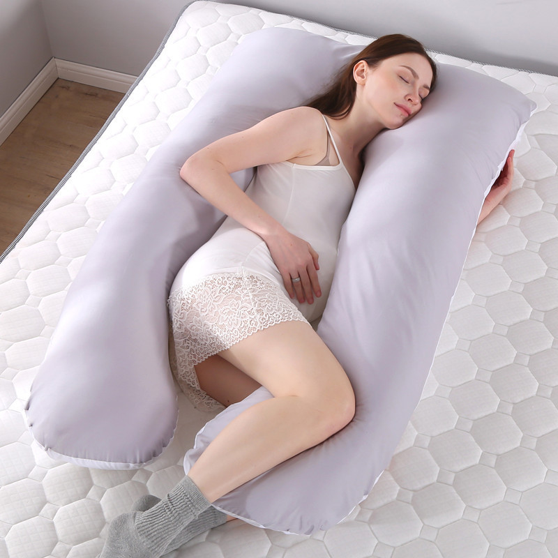 Soporte de cintura transfronteriza lado dormir en forma de U almohada apoyo del vientre almohada de enfermería Tmall Amazon suministro directo almohada de maternidad