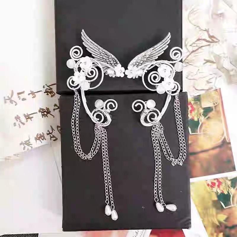 Ear Cuffs Classification Simple Style Wings Flower Alloy Ear Cuffs