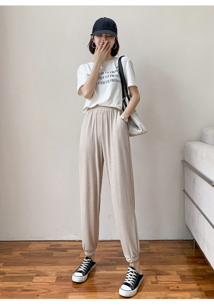 Pantalon léger femme en coton - Ref 3430172 Image 20