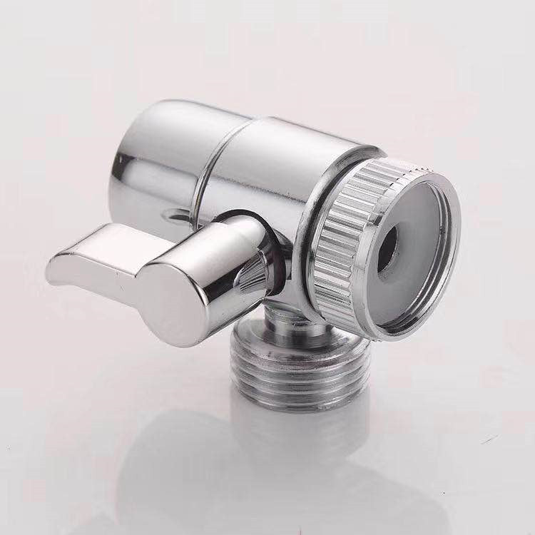 4 puntos de corte único grifo de la válvula externa separador de agua cabeza de lavado ducha boquilla artefacto lavabo Dispositivo de lavado de la cabeza de mano