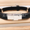 Men's fashionable magnetic accessory, bracelet, European style, genuine leather, wholesale