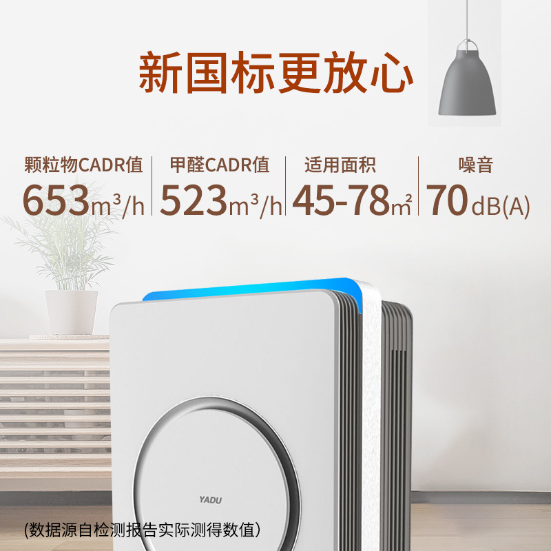 亞都空氣淨化器家用KJ650F-P6Plus雙面淨化除甲醛 除H1N1 APP控制