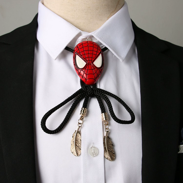 Корейская версия галстука-bolo ZQY Explosion Popular U.S. Captain Iron Man Steel Show Space Ship Bolo Bands длинная верёвка