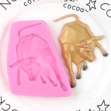 現貨批發 公牛液態硅膠模具 手工滴膠模 裝飾蛋糕DIY模粘土模