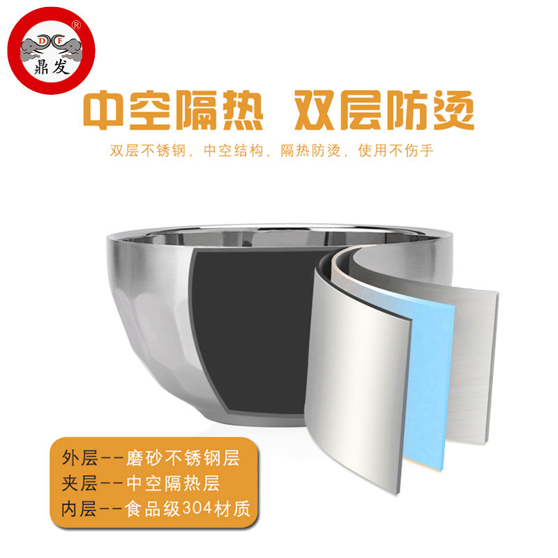 砂光尊尚双层碗304-4