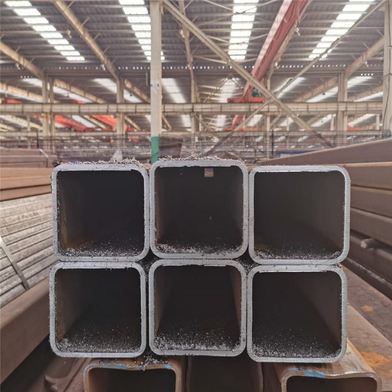 黑铁方管 大口径厚壁圆改方挤压方管 伸缩套用方管 Q345B无缝方管