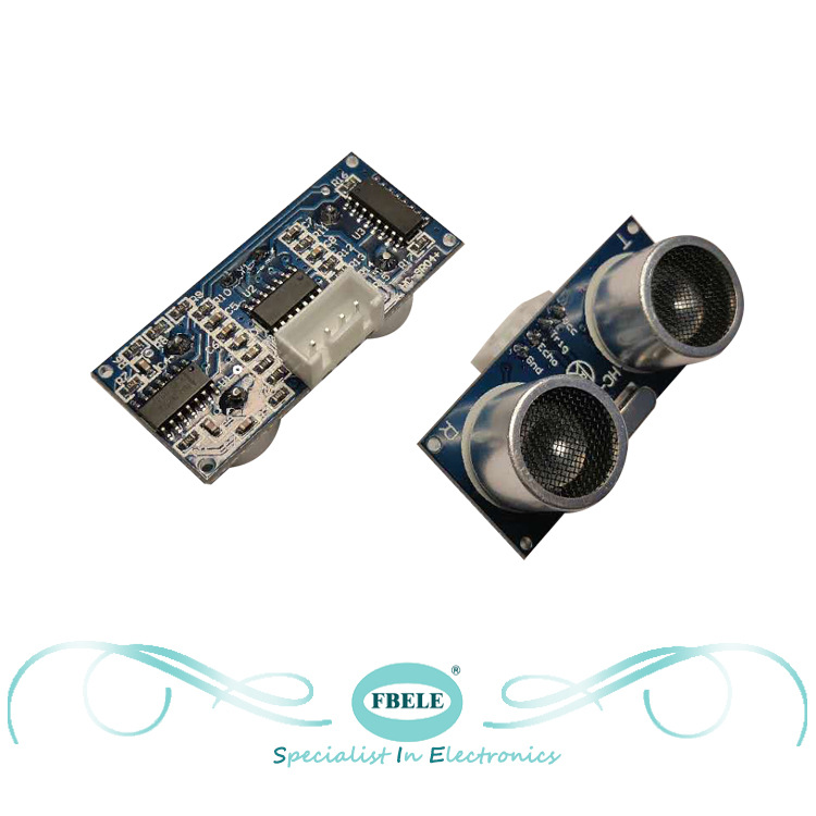 hc-sr04超声波模块带连接器 超声波测距模块测距模块超声波传感器