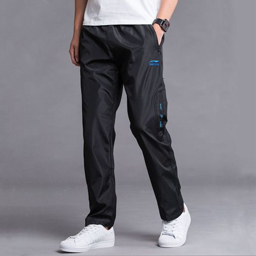 Men's Casual Long Pants Sports Pants Men's Thin Work Pants Middle-Aged Men's Pants Loose Middle-Youth Men's Large Size Clothing