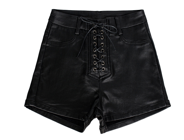 Women's Holiday Daily Streetwear Solid Color Shorts Skinny Pants display picture 29