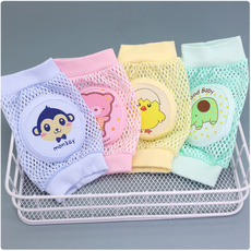 儿童加大加厚海绵护膝 宝宝爬行学步防摔防磕护肘 透气网状护套