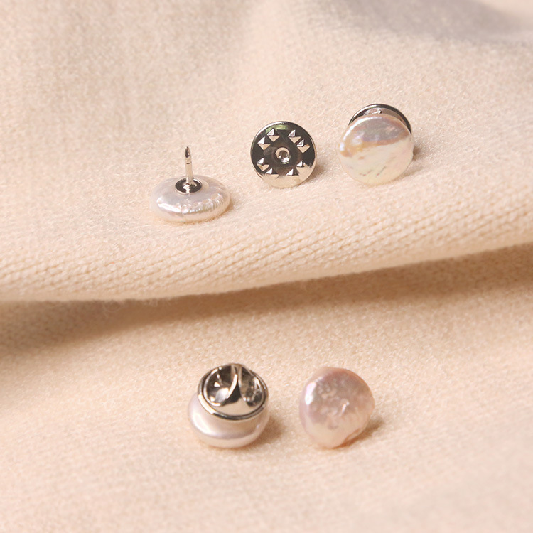 Spilla di sicurezza con perla barocca per donna spilla decorativa_voghion.com